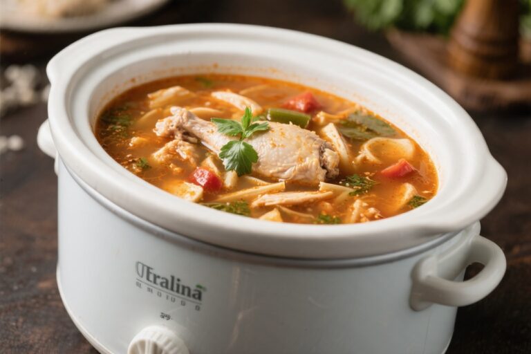 Crockpot Italian Chicken Soup – Cozy, Savory, and Simple