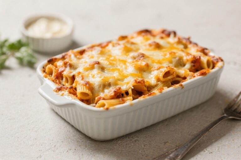 Cheesy Baked Ziti – A Cozy, Crowd-Pleasing Classic