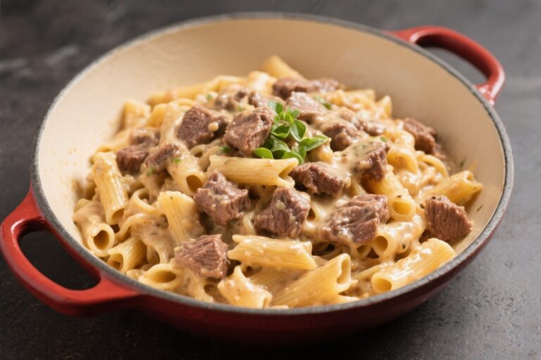 Easy One-Pot Creamy Beef Pasta – Weeknight Comfort, Minimal Cleanup