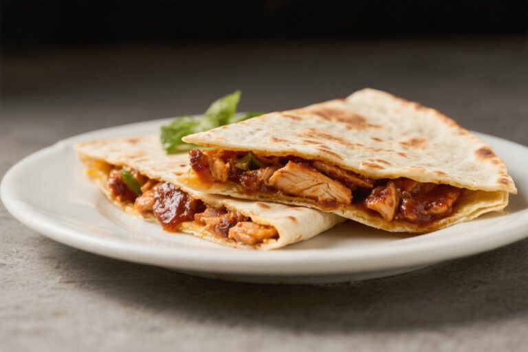 BBQ Chicken Quesadilla – A Sweet, Smoky, Cheesy Weeknight Favorite