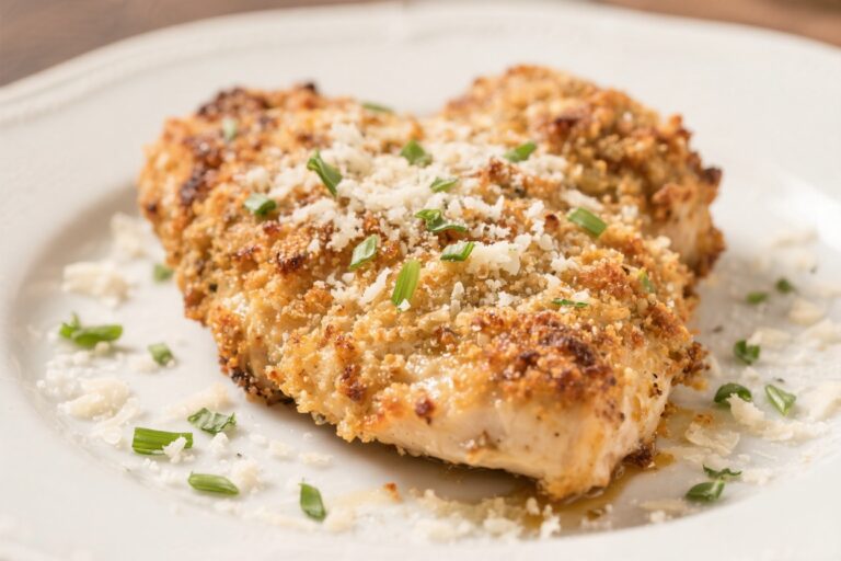 Garlic Parmesan Crusted Chicken – Crispy, Juicy, and Packed With Flavor