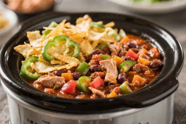 Slow Cooker Veggie Loaded Turkey Chili – Cozy, Hearty, and Weeknight-Easy