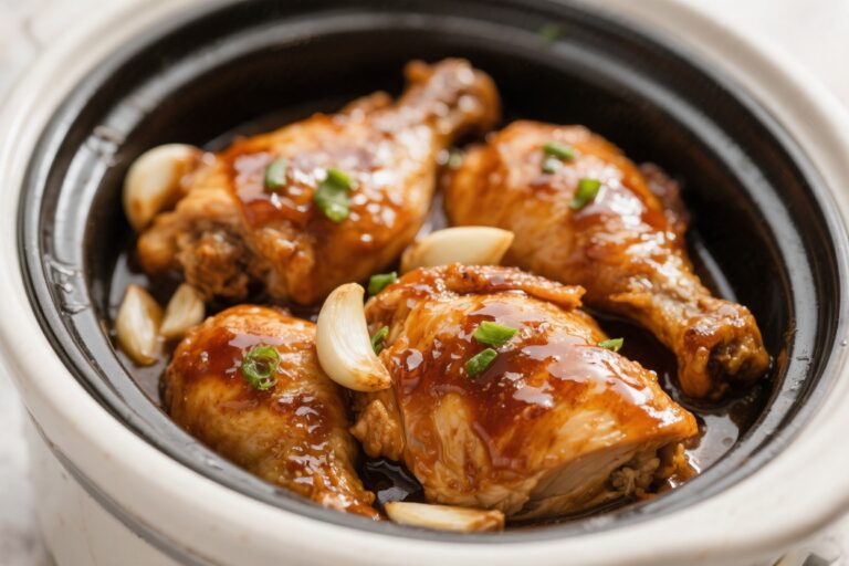 Slow Cooker Honey Garlic Chicken – Sweet, Savory, and Effortless