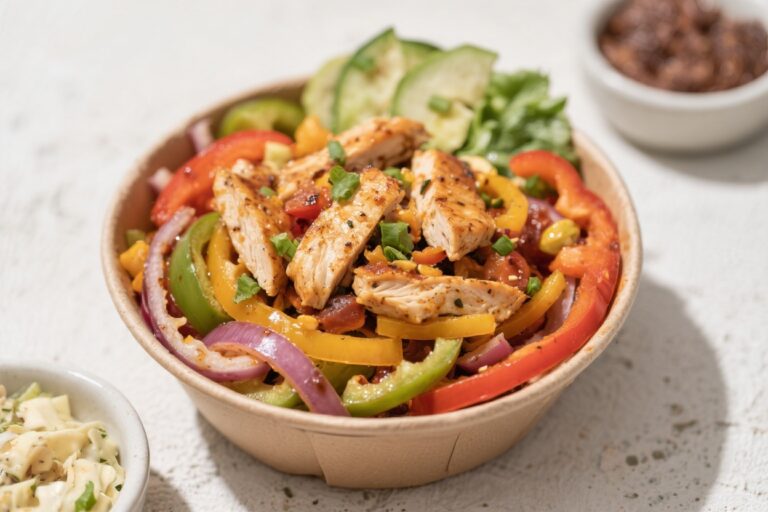 Healthy Chicken Fajita Bowls – A Fresh, Flavor-Packed Weeknight Meal