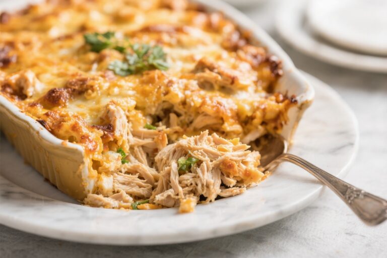 Crack Chicken Casserole – Creamy, Cheesy, Crowd-Pleasing Comfort