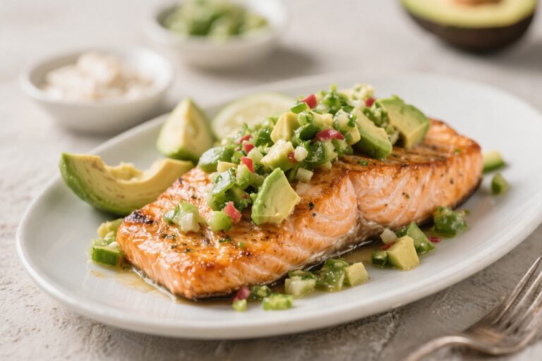 Baked Salmon With Avocado Salsa – Fresh, Bright, And Weeknight-Easy