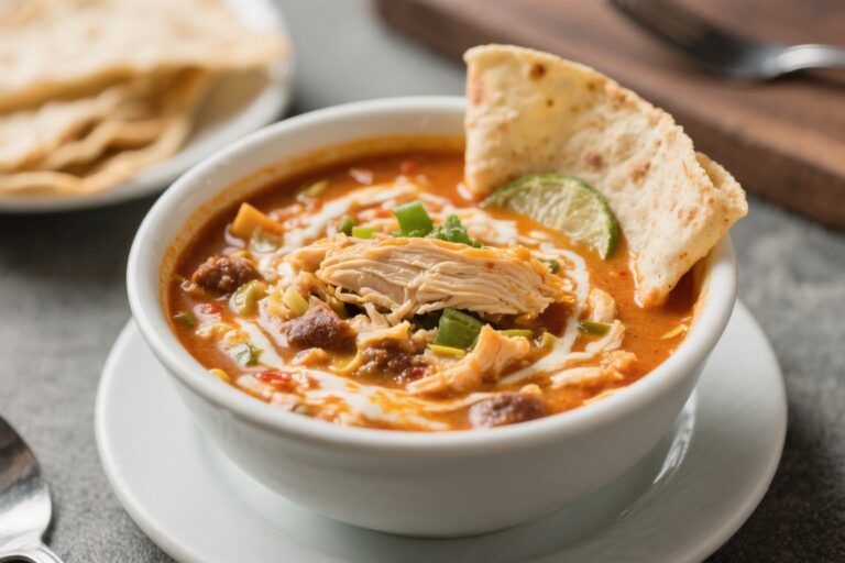 Chicken Enchilada Soup – Cozy, Flavorful, and Easy