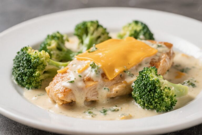 Creamy Broccoli Cheddar Chicken – Cozy, Comforting, and Weeknight-Friendly