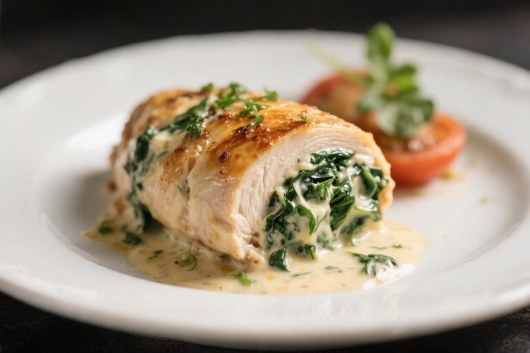 Creamy Spinach Stuffed Chicken Breast – Comforting, Flavor-Packed, and Weeknight-Friendly