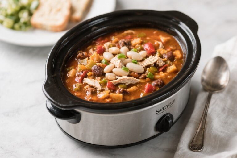 Slow Cooker White Bean Chicken Chili – Cozy, Creamy, and Easy