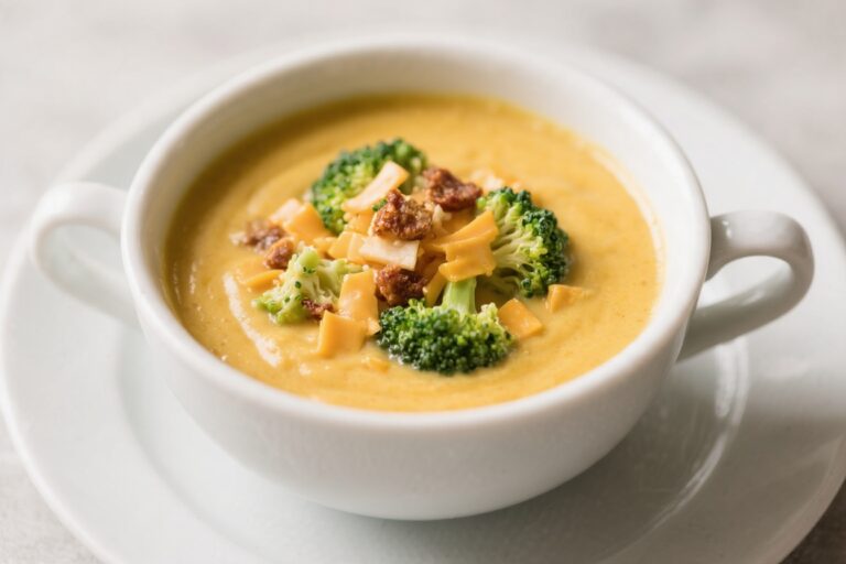 Loaded Broccoli Cheddar Soup – Cozy, Creamy, and Satisfying