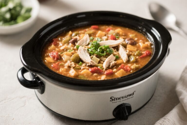 Slow Cooker White Chicken Chili – Cozy, Creamy, and Easy to Make