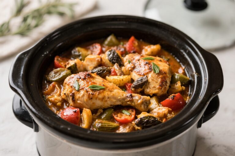 Crockpot Mediterranean Chicken – Simple, Bright, and Comforting