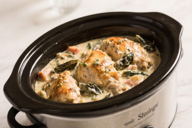 Slow Cooker Creamy Tuscan Chicken – Cozy, Rich, and Weeknight-Friendly