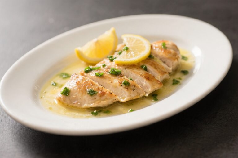 Lemon Butter Chicken Piccata – Bright, Comforting, and Weeknight-Friendly
