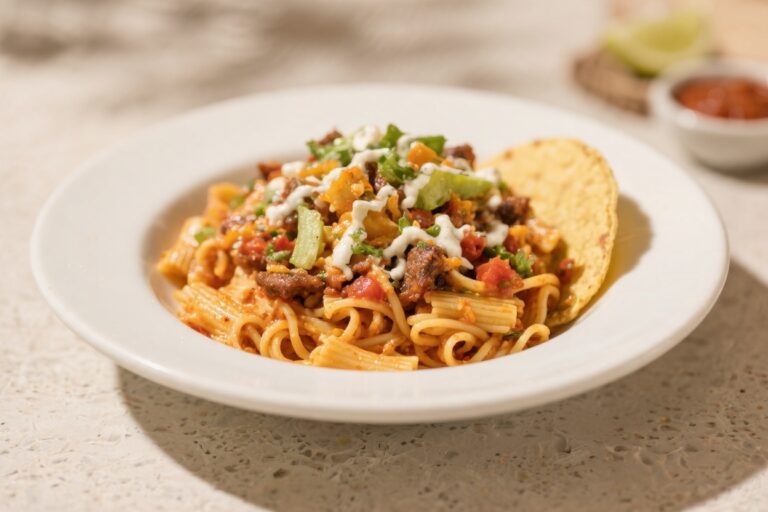 Taco Pasta – A Cozy, Weeknight-Friendly Mashup