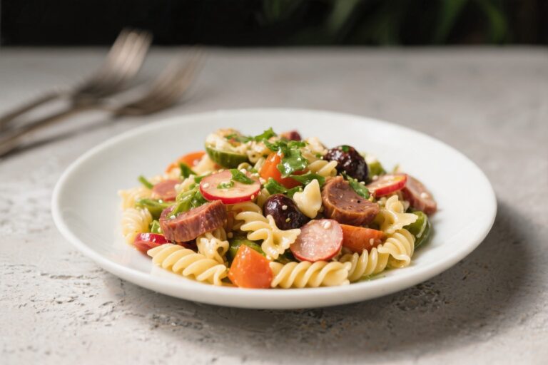 High Protein Italian Antipasto Pasta Salad – A Satisfying, Meal-Prep Friendly Favorite
