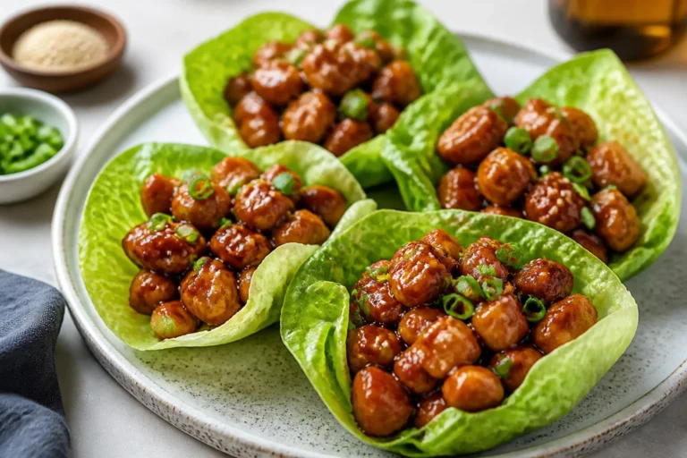 Teriyaki Chicken Lettuce Wraps – Fresh, Flavorful, and Fast