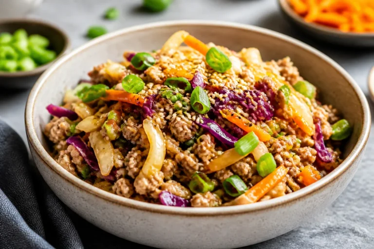 Healthy Egg Roll in a Bowl – A Fast, Flavor-Packed Weeknight Dinner