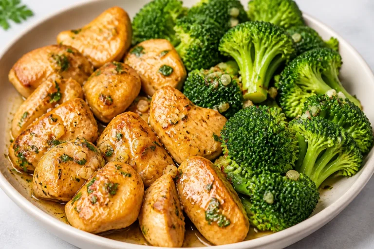 Garlic Butter Chicken and Broccoli – Simple, Comforting, and Ready Fast