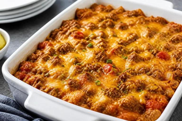 Healthy Cheeseburger Casserole – A Lighter Take on a Comfort Classic