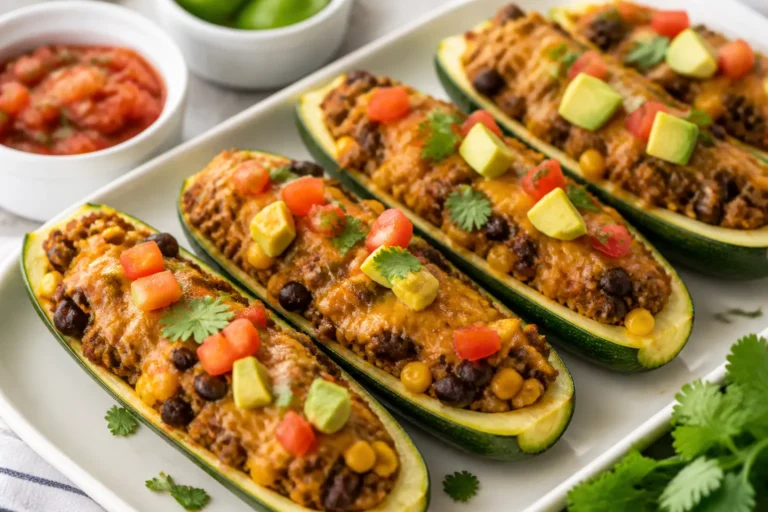 Healthy Taco Zucchini Boats – A Fresh, Flavor-Packed Weeknight Dinner