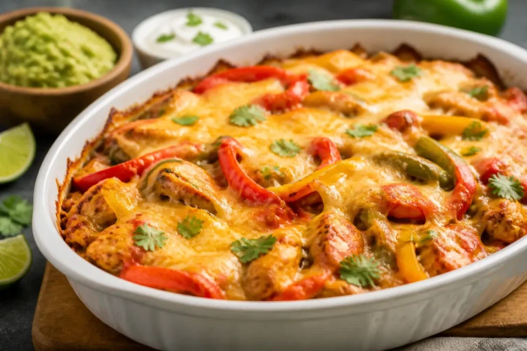 Low Carb Chicken Fajita Bake – Easy, Flavor-Packed, Weeknight-Friendly