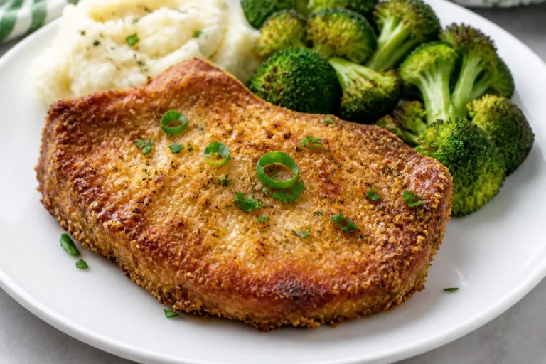 Air Fryer Parmesan Crusted Pork Chops – Crispy, Juicy, and Easy