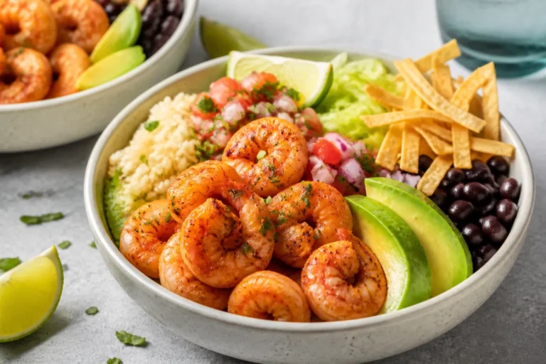 Healthy Shrimp Taco Bowls – Fresh, Fast, and Flavor-Packed
