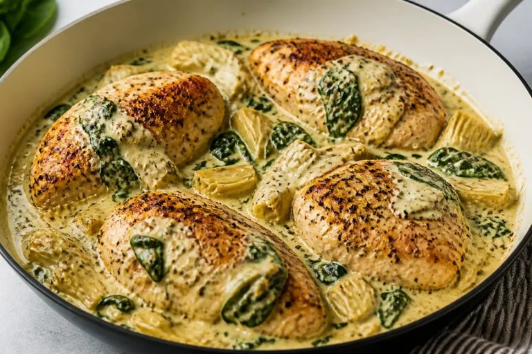 Creamy Spinach Artichoke Chicken – Comforting, Weeknight-Friendly Flavor