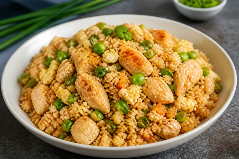 Easy Low Carb Chicken Fried Cauliflower Rice – A Weeknight Favorite