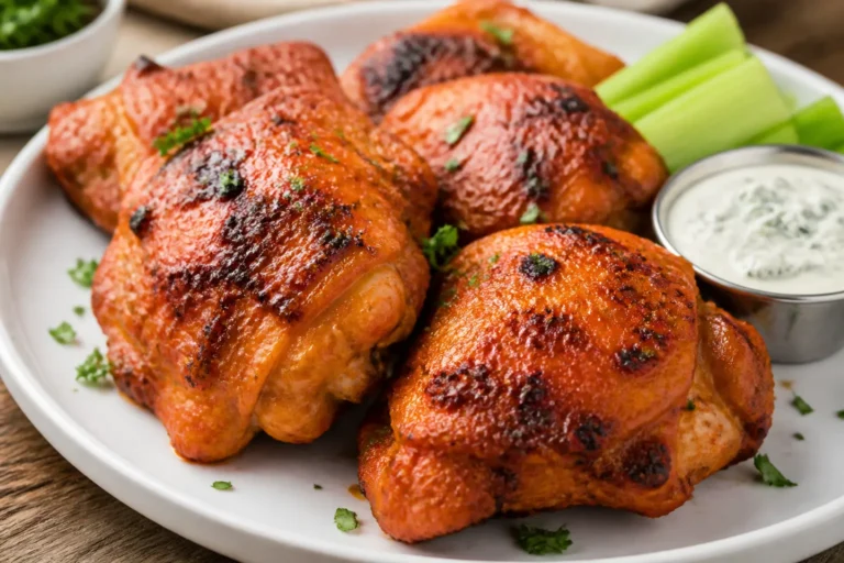 Air Fryer Buffalo Chicken Thighs – Crispy, Juicy, and Ready Fast