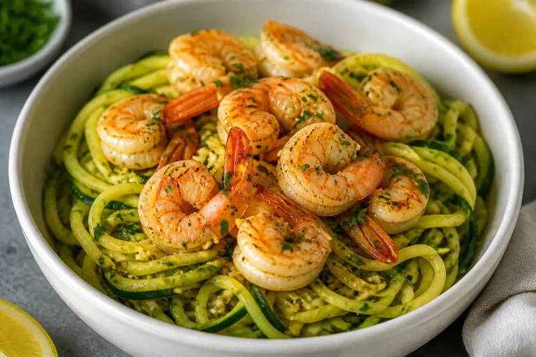 Garlic Butter Shrimp Zoodle Bowls – A Fresh, Fast, and Flavorful Weeknight Dinner