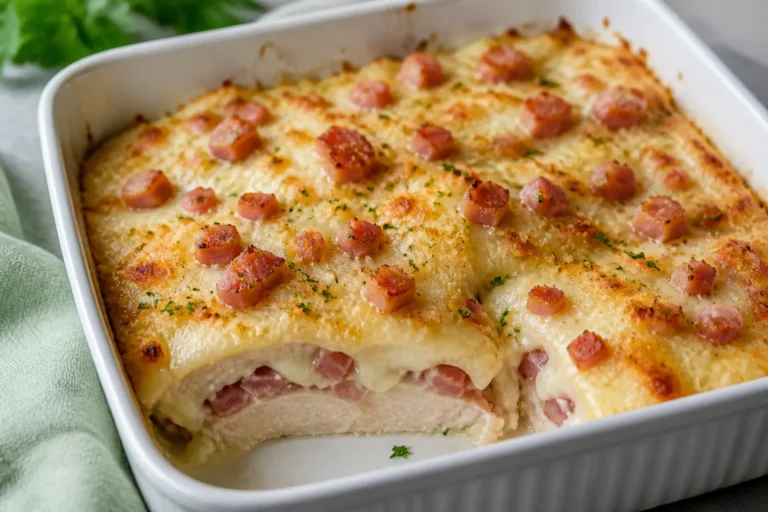Low Carb Chicken Cordon Bleu Casserole – Comfort Food, Lightened Up