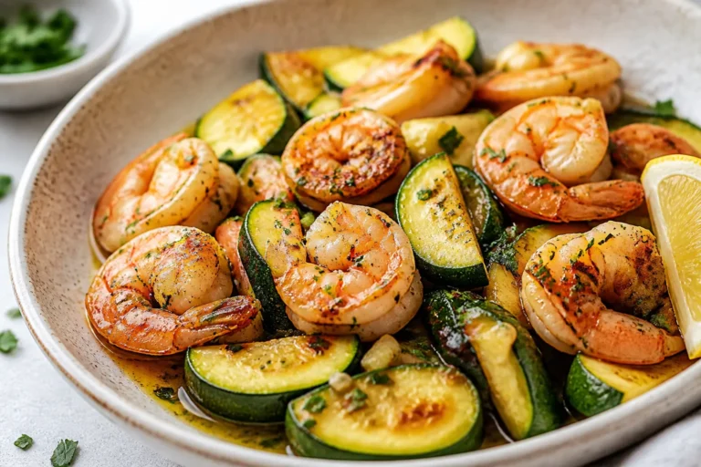 Garlic Butter Shrimp and Zucchini – A Fast, Flavorful Skillet Dinner