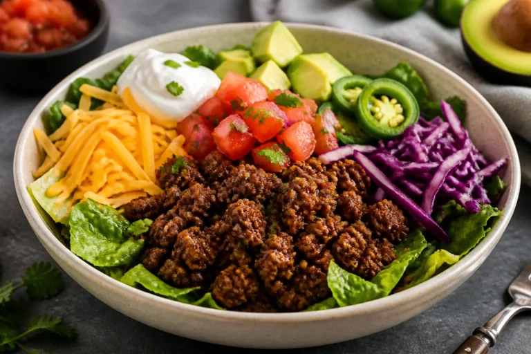 Low Carb Beef Taco Bowls – A Fresh, Flavorful Weeknight Winner