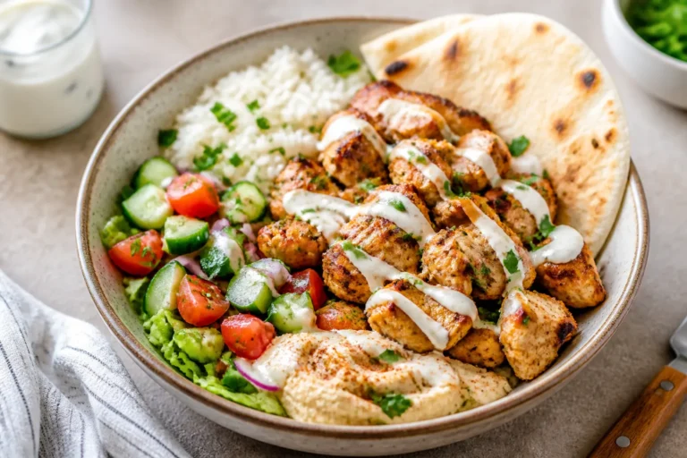 Healthy Chicken Shawarma Bowls – Flavor-Packed, Fresh, and Easy
