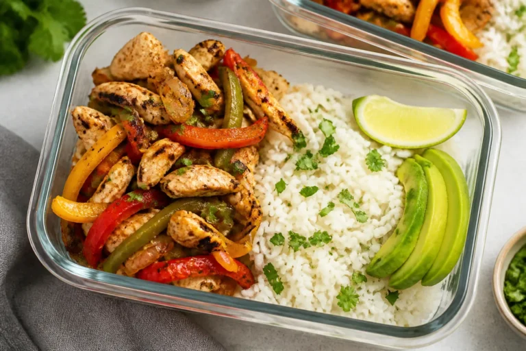 Healthy Chicken Fajita Meal Prep – Easy, Flavorful, and Ready for the Week