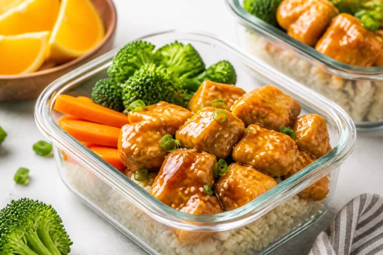 Healthy Orange Chicken Meal Prep – Bright, Fresh, and Ready for the Week
