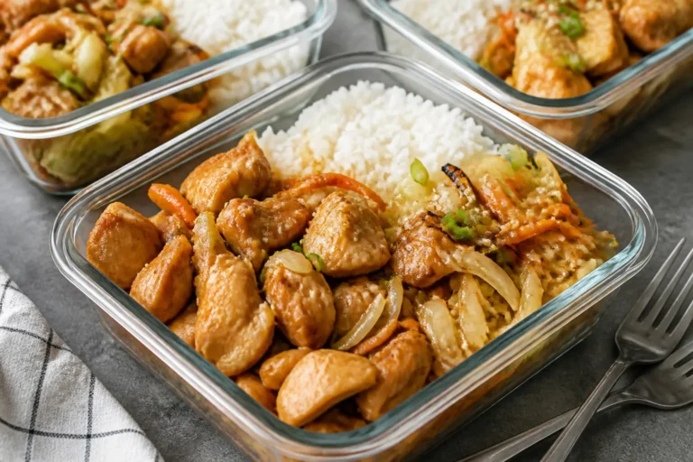 Asian Chicken Cabbage Meal Prep Bowls – Simple, Fresh, and Flavor-Packed