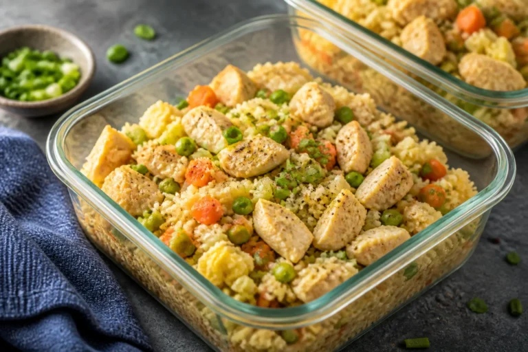 Low Calorie Chicken Fried Rice Meal Prep – Easy, Flavorful, and Budget-Friendly