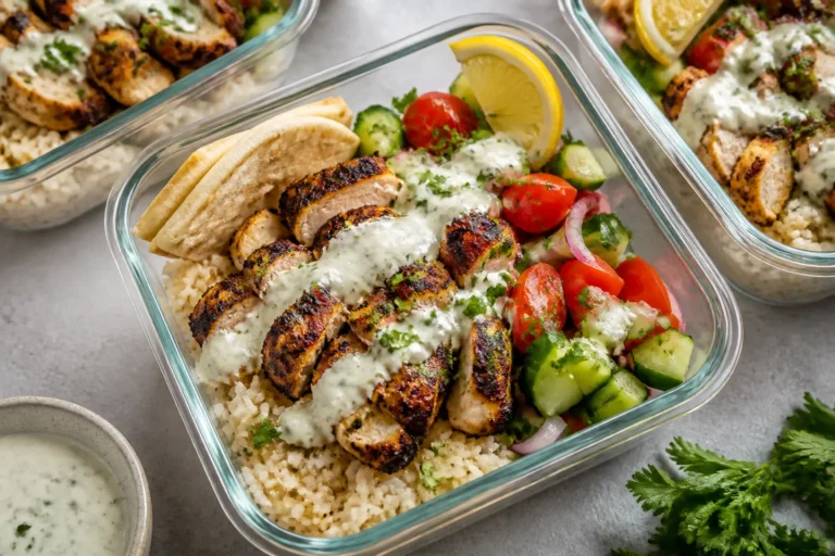 Chicken Shawarma Meal Prep Bowls – Flavor-Packed, Week-Friendly Lunches