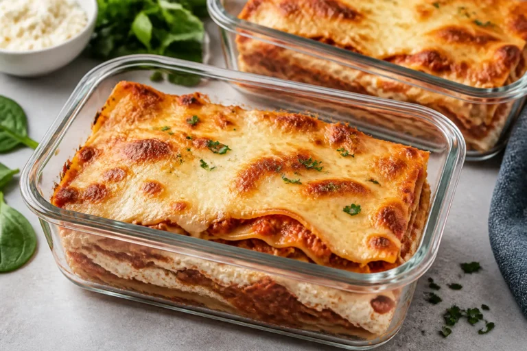 High Protein Cottage Cheese Lasagna Meal Prep – Comfort Food You Can Feel Good About