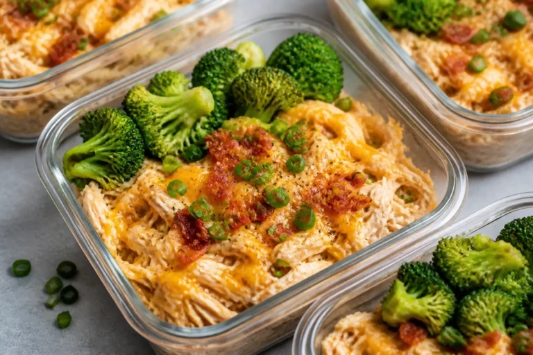 Crack Chicken Meal Prep Bowls – Creamy, Savory, and Ready for the Week