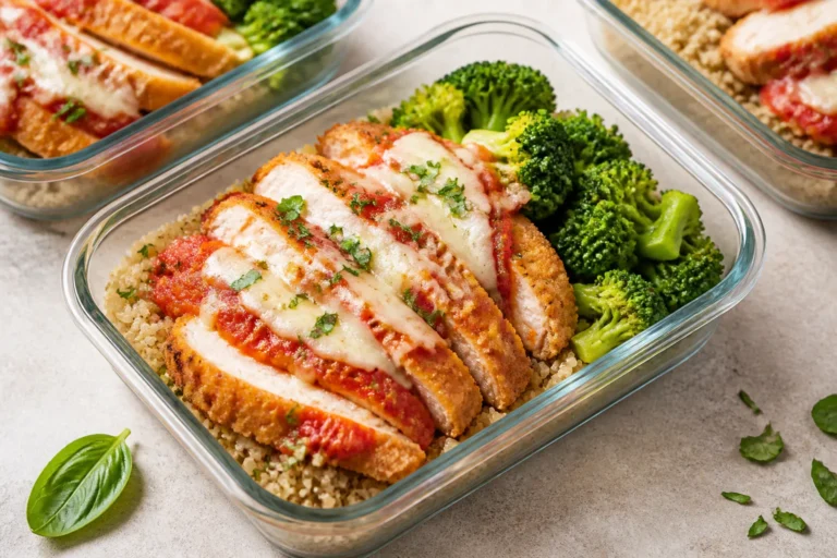 Healthy Chicken Parmesan Meal Prep – A Lighter Take for Busy Weeks