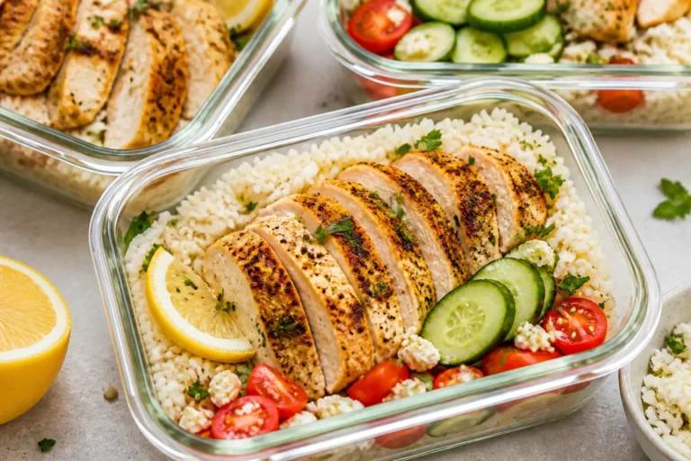 Greek Lemon Chicken Meal Prep – Bright, Fresh, and Ready for the Week