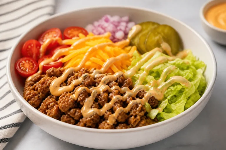 High Protein Hamburger Bowls – Easy, Filling, and Flavor-Packed