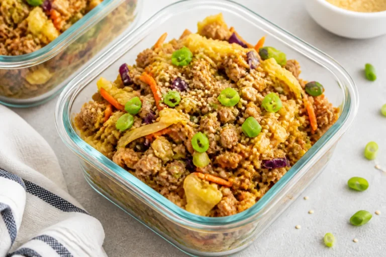 Healthy Egg Roll In A Bowl Meal Prep – Fast, Fresh, and Flavorful