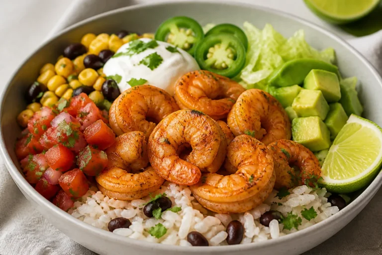 Shrimp Burrito Bowls – Fresh, Zesty, and Weeknight-Friendly