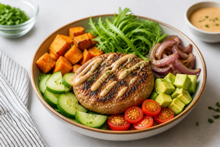 Healthy Turkey Burger Bowls – A Fresh, Flavor-Packed Weeknight Dinner